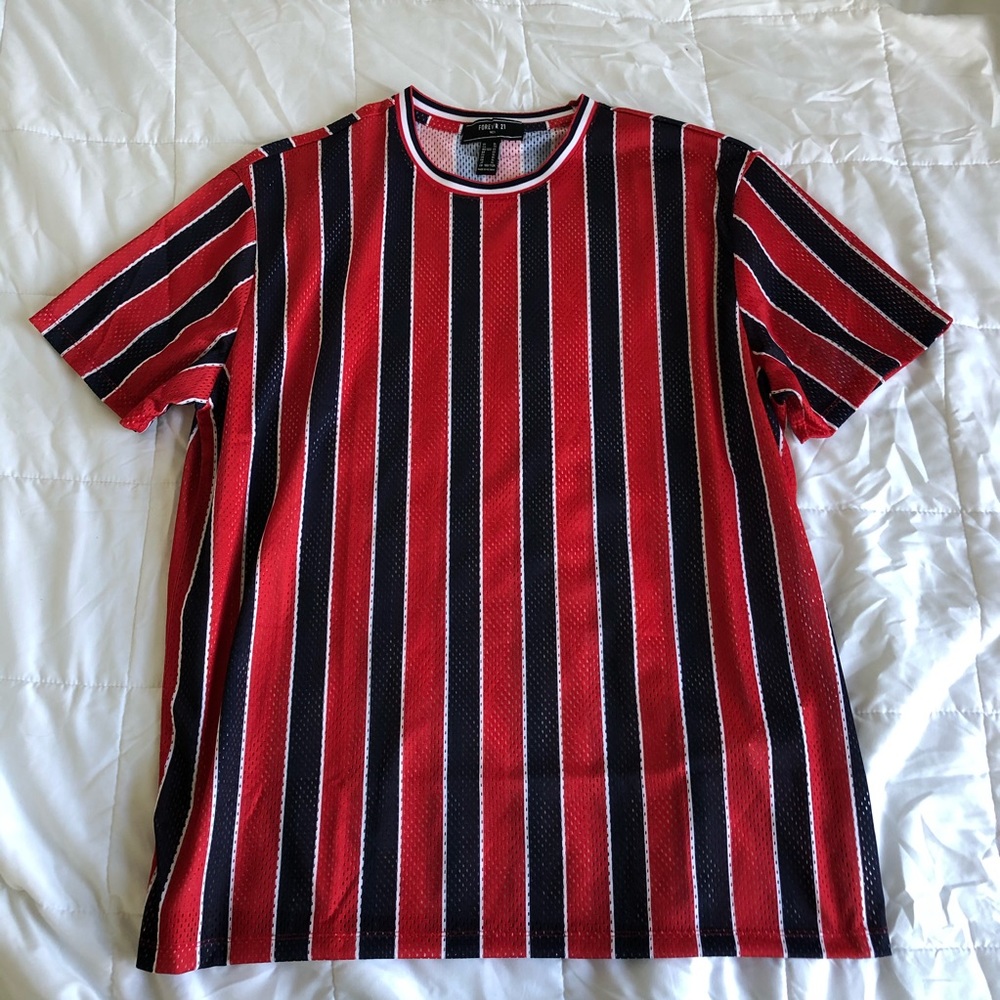 MENS STRIPPED JERSEY SHIRT